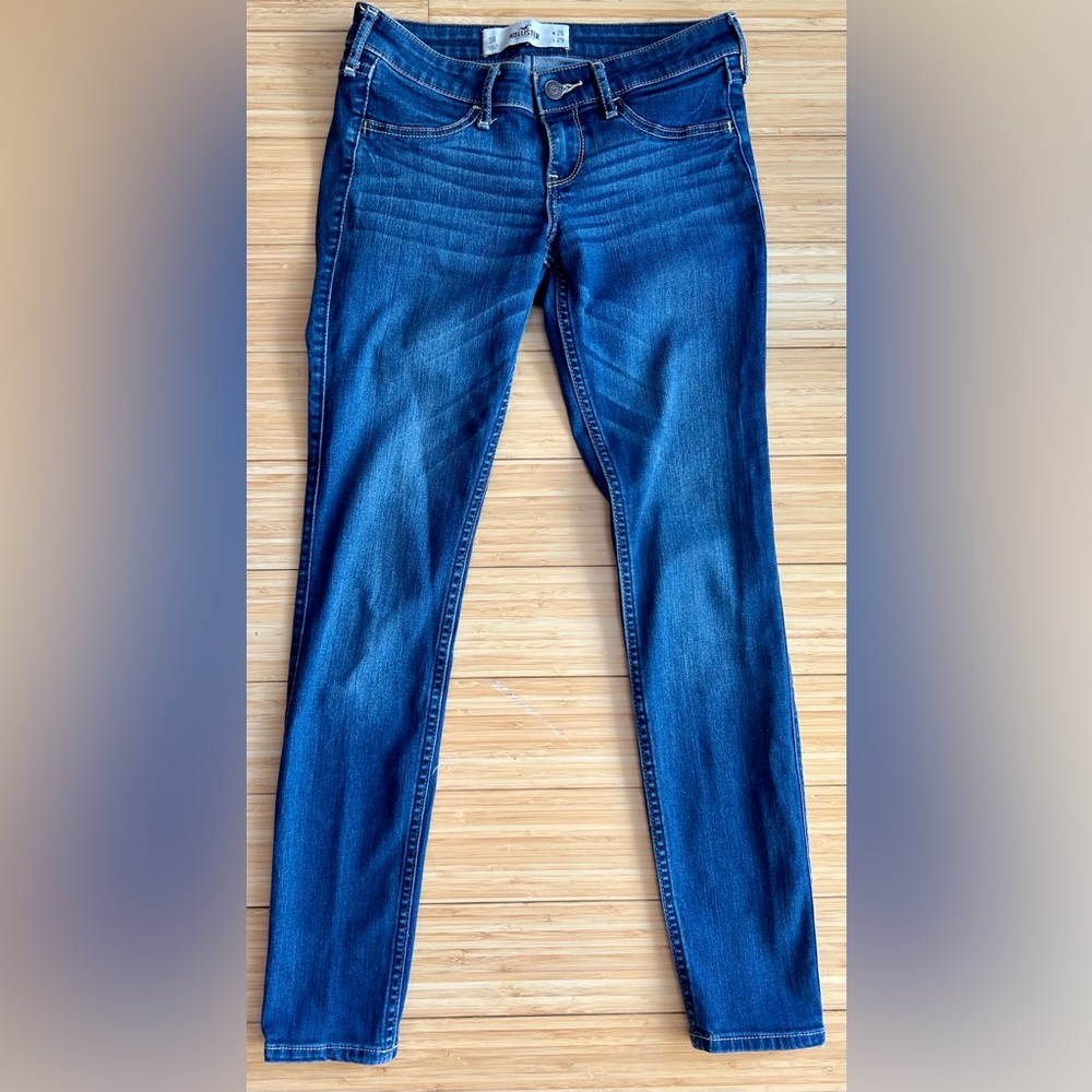 Hollister | Juniors Blue Stretch Skinny Jeans Jeggings Size 3R